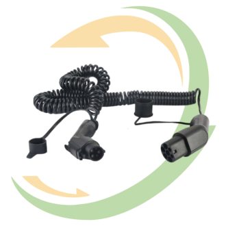 Besen Type1 1 fázis 32A spirál töltőkábel 5 méter